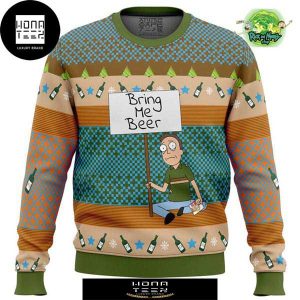 Rick And Morty Bring Me Beer 2023 Ugly Sweater