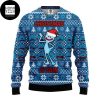 Rick And Morty Christmas Dancing Green And Red 2023 Ugly Sweater