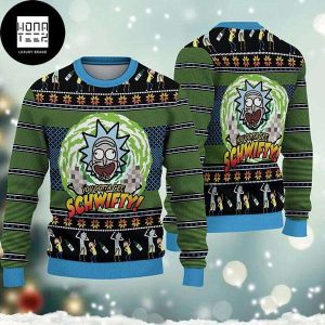 Rick And Morty Get Schwifty 2023 Xmas Gifts Ugly Christmas Sweater