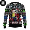 Rick and Morty Happy Human Holiday 2023 Ugly Christmas Sweater