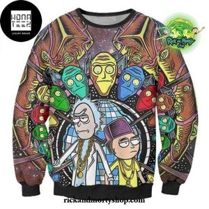 Rick And Morty Infinity Stones 2023 Ugly Christmas Sweater