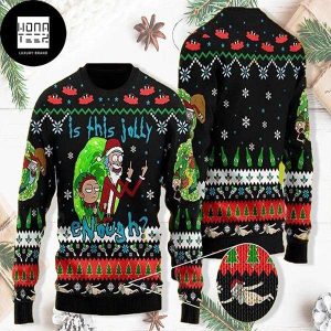 Rick And Morty Is This Jelly 2023 Ugly Christmas Sweater