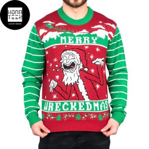 Rick And Morty Merry Wreckedmas 2023 Ugly Christmas Sweater