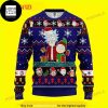 Rick and Morty Rick Sanchez Crazy Xmas 2023 Ugly Christmas Sweater