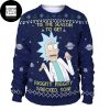 Rick and Morty Tis The Season 2023 Ugly Christmas Sweater