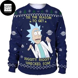 Rick And Morty Tis The Season To Get 2023 Ugly Christmas Sweater