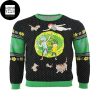 Rick and Morty Playing UFO 2023 Ugly Christmas Sweater