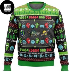 Rick and Morty Wubba Lubba 2023 Ugly Christmas Sweater