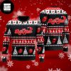 Rolling Stones Blue Christmas Tree Funny 2023 Ugly Christmas Sweater