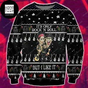 Rolling Stones It Is Only Rock N Roll But I Like It 2023 Christmas Sweater