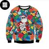 Pink Floyd Friends Music Notes 2023 Ugly Christmas Sweater