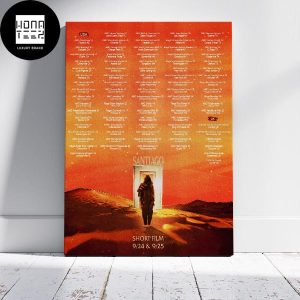 Santiago The Santiago Short Film Is Coming To Theates September 24 25 Timeline Fan Gifts Home Decor Poster Canvas