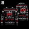 Slayer Jack Skellington Play Guitar 2023 Ugly Christmas Sweater