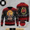 Sleigher Candy Cane Skull 2023 Ugly Christmas Sweater