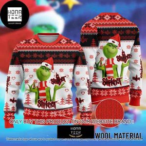 Slipknot And The Grinch 2023 Ugly Christmas Sweater