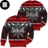 Slipknot Band White Logo Signature Xmas Gifts 2023 Ugly Christmas Sweater