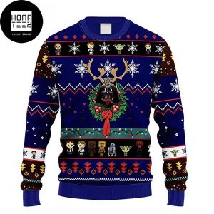 Star Wars Darth Reindeer Xmas 2023 Ugly Christmas Sweater