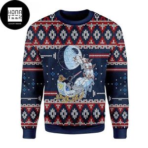 Star Wars Darth Santa And Reindeer 2023 Ugly Christmas Sweater