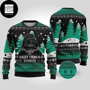 Star Wars Darth Vader Keep Firing 2023 Ugly Christmas Sweater