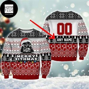 Star Wars Darth Vader Merry Sithmas Personalized 2023 Ugly Christmas Sweater