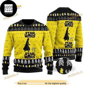 Star Wars Darth Vader & Stormtrooper 2023 Ugly Christmas Sweater