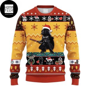 Star Wars Funny Santa Dark Vader 2023 Ugly Christmas Sweater