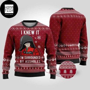 Star Wars I Knew It I Am Surrounded 2023 Ugly Christmas Sweater