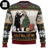 Star Wars Jingle All The Way Mandalorian Yoda 2023 Ugly Christmas Sweater