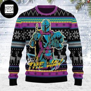 Star Wars Merry Christmas This Is The Way 2023 Ugly Christmas Sweater