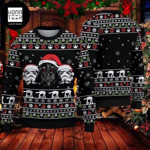 Star Wars Santa Hat Darth Vader 2023 Ugly Christmas Sweater