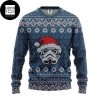 Star Wars Stormtrooper Decorates Xmas Tree 2023 Ugly Christmas Sweater