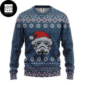 Star Wars Stormtrooper Galactic Republic Pattern 2023 Ugly Christmas Sweater