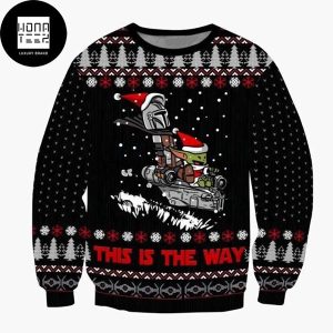 Star Wars This Is The Way Baby Yoda 2023 Ugly Christmas Sweater