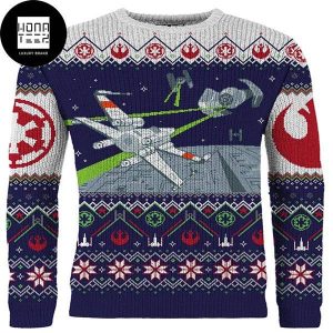 Star Wars X Wing V Tie Fighter 2023 Ugly Christmas Sweater