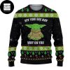 Star Wars Yoda Baby For Christmas Is Yoda Baby Xmas Gifts 2023 Ugly Xmas Sweater