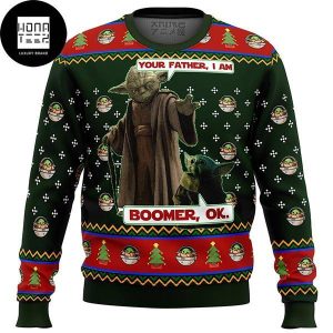 Star Wars Your Father I Am Boomer OK 2023 Ugly Christmas Sweater