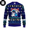 Stitch Eat Candy Canes 2023 Ugly Sweater