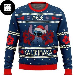 Stitch Mele Kalikimaka Cute Xmas Gifts 2023 Ugly Christmas Sweater