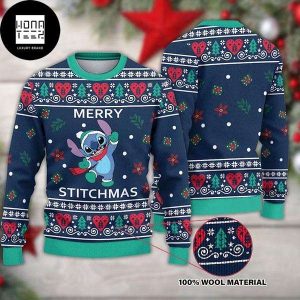 Stitch Merry Stitchmas Xmas Gifts 2023 Ugly Christmas Sweater