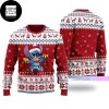 Stitch Playing Fairy Light Haiwaii Xmas Gifts 2023 Ugly Christmas Sweater