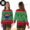 Stitch Wearing Santa Hat 2023 Ugly Christmas Sweater