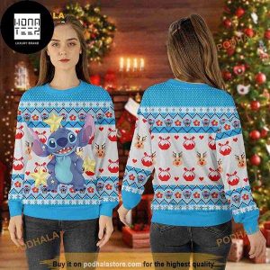 Stitch With Shining Star 2023 Ugly Christmas Sweater