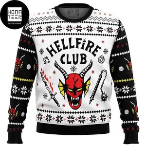 Stranger Things HellFire Club 2023 Ugly Christmas Sweater
