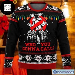 Stranger Things Who You Gonna Call 2023 Ugly Christmas Sweater