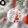 Taylor Swift Merry Christmas From Your Favorite Swiftie 2023 Christmas Ornament