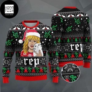 Taylor Swift Reputation Taylor Ang Cat 2023 Ugly Christmas Sweater