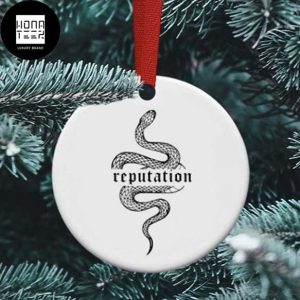 Taylor Swift Reputation Tour 2023 Christmas Ornament