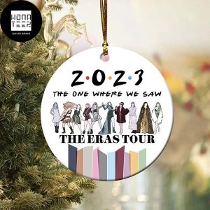 Taylor Swift The One Where We Saw The Eras Tour 2023 Christmas Ornament