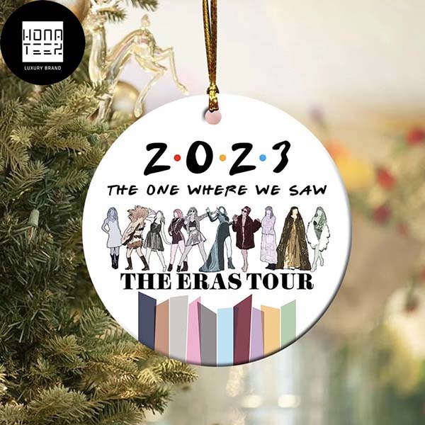 Taylor Swift The One Where We Saw The Eras Tour 2023 Christmas Ornament -  Honateez