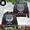 The Beatles Walk Across The Street Rainbow Color 2023 Ugly Christmas Sweater